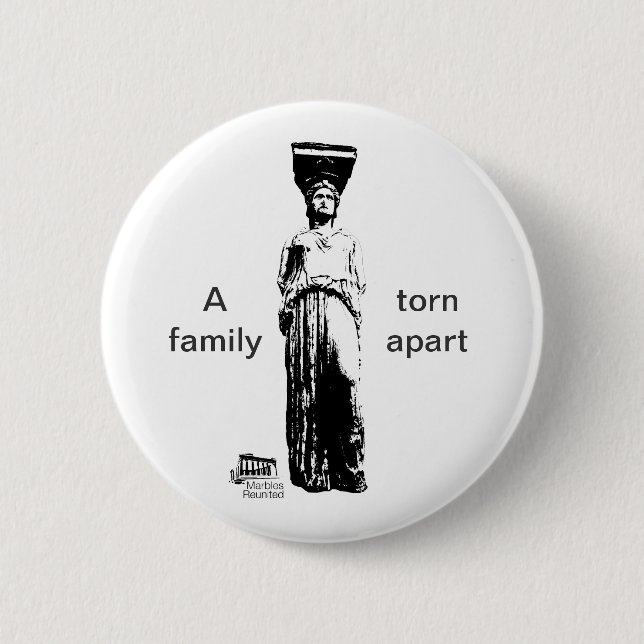 Marbles Reunited Caryatid Button (Front)