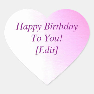 Marbling - Happy Birthday To You Sticker
