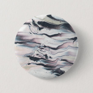 Marbling V Crop 2 Inch Round Button