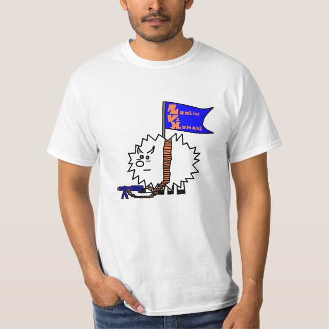 Marbolo zombies vs humans 2010 T-Shirt (Front)