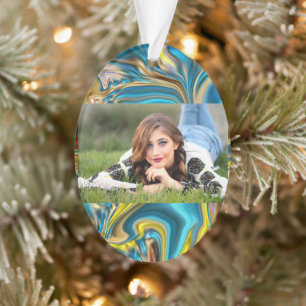 marbre abstrait tourbillons jaune turquoise bleu t