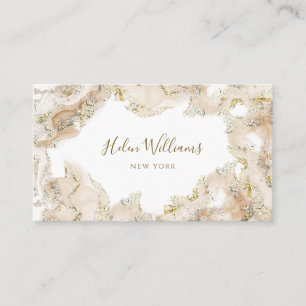marbre beige carte de visite