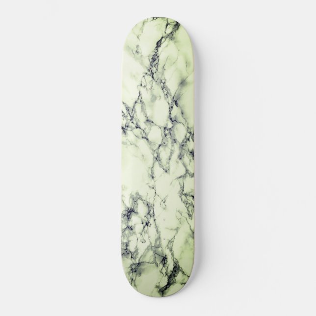 Marbre blanc Stone Skateboard (Recto)