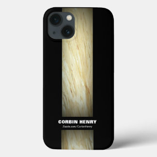 Marbre blanc sur coque ipad noir