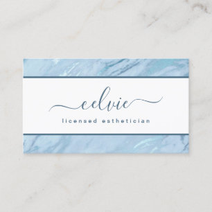 Marbre bleu émeraude  Carte de visite