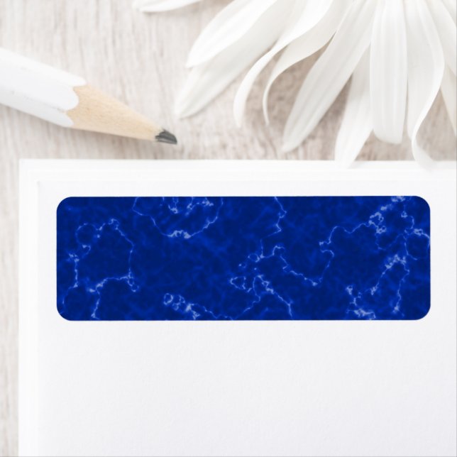 Marbre bleu royal avec veines blanches (En situation)