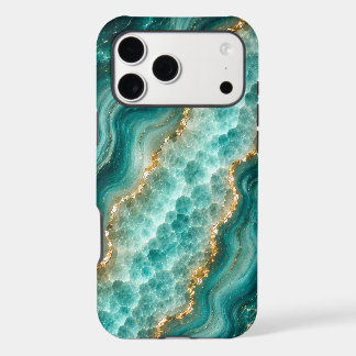 Marbre de luxe en agate turquoise avec veines d'or