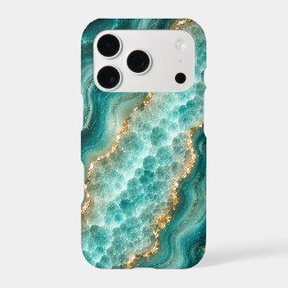 Marbre de luxe en agate turquoise avec veines d'or