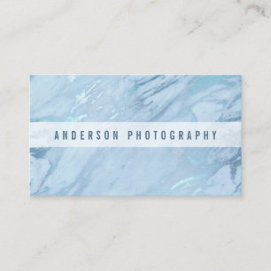 Marbre émeraude bleu élégant   CARTE DE VISITE