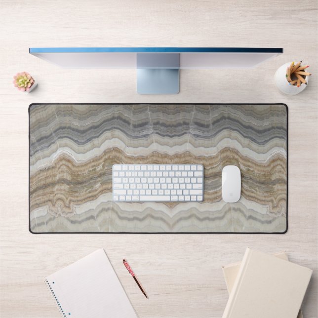 marbre gris brun scandinave minimaliste (Bureau 1)