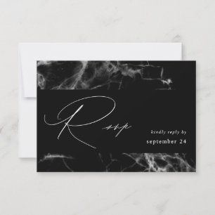 Marbre noir w Repas RSVP