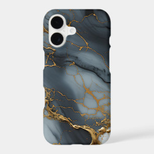 Marbre Onyx Fumé avec Veines Dorées