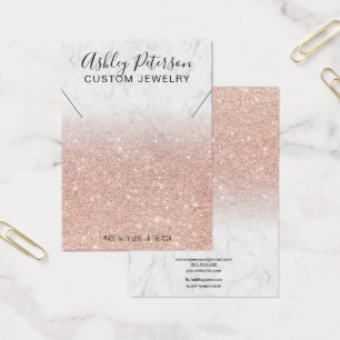 Marbre rose or parties scintillant chic collier ét