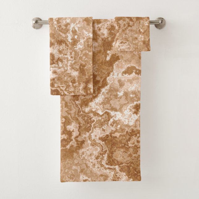 Marbre rouille abstrait (En situation)