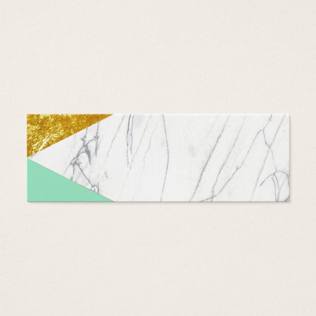 Marbre Turquoise or blanc (Devant)