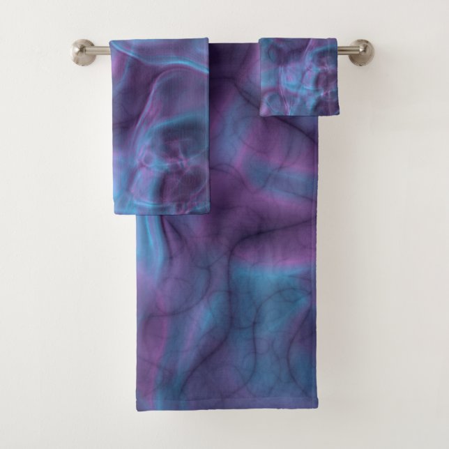 marbre violet et bleu abstrait (En situation)
