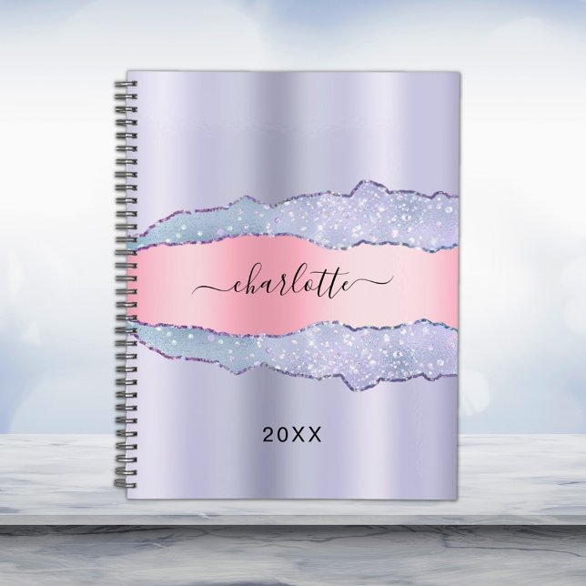 Marbre violet rose pâle agate nom 2026 (Créateur téléchargé)