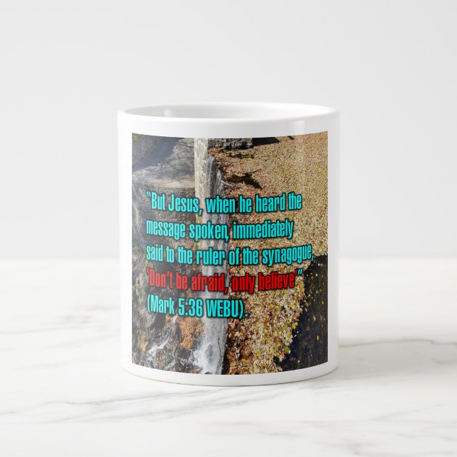 Marc 5:36 WEBU Mug (Devant)