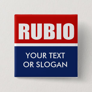 MARC RUBIO 2012 2 INCH SQUARE BUTTON