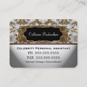 Marcee Personal Assistant Professional Round Edge Business Card