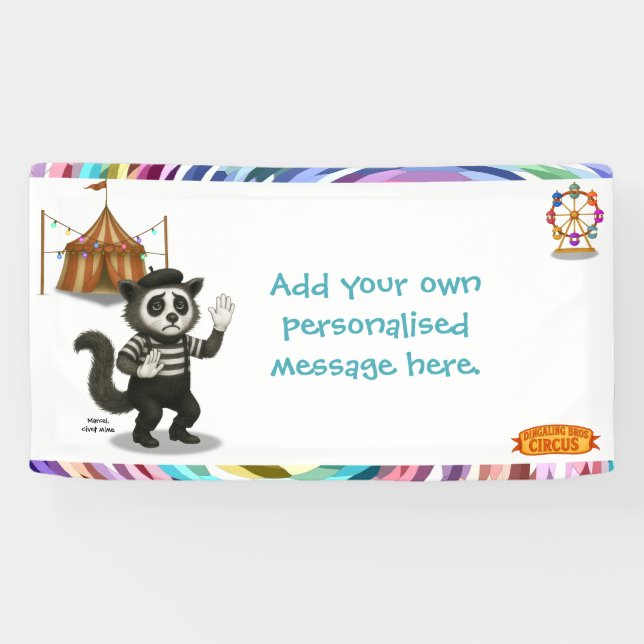 Marcel, civet mime banner (Horizontal)