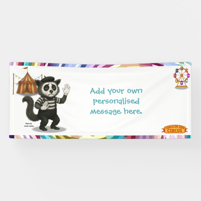 Marcel, civet mime banner (Horizontal)