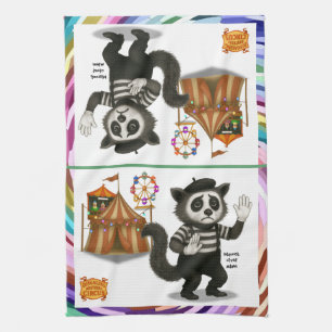 Marcel, civet mime kitchen towel