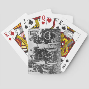 Marcel (d.1903) and Louis (1877-1944) Renault driv Playing Cards