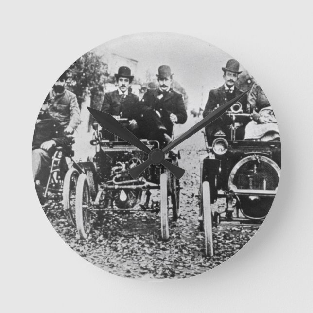 Marcel (d.1903) and Louis (1877-1944) Renault driv Round Clock (Front)
