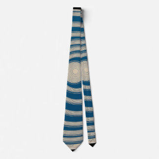 Marcel Duchamp Rotorelief BLUE Tie