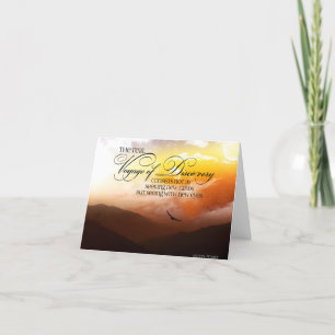 Marcel Proust Inspirational Quote "New eyes" Thank You Card