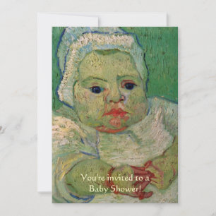 Marcelle Roulin by Vincent van Gogh, Baby Shower Invitation