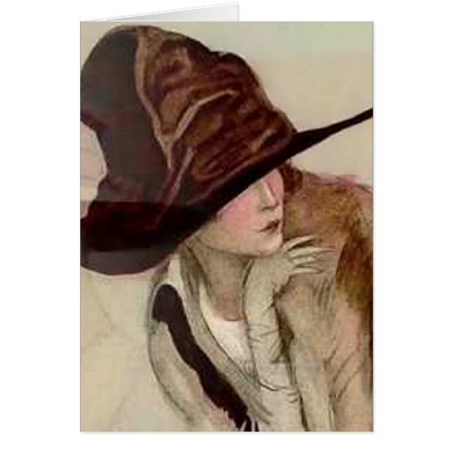 Marcello Dudovich Young Girls in Hats Illustration (Front)