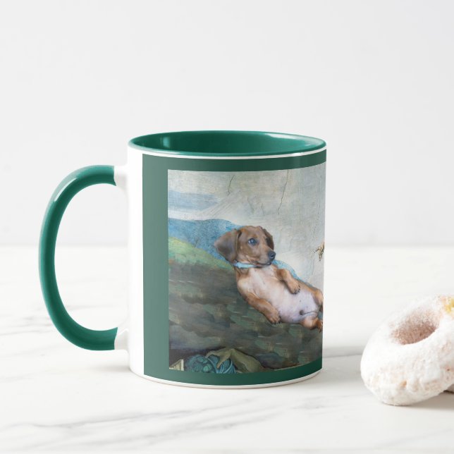 Marcello la création du chien tasse d'art de 11 (Avec donut)