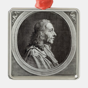 Marcello Malpighi aged 67, 1694 Metal Ornament