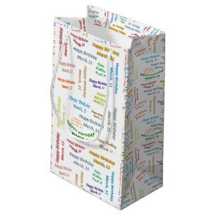 March, 11 Birthday Gift Bag
