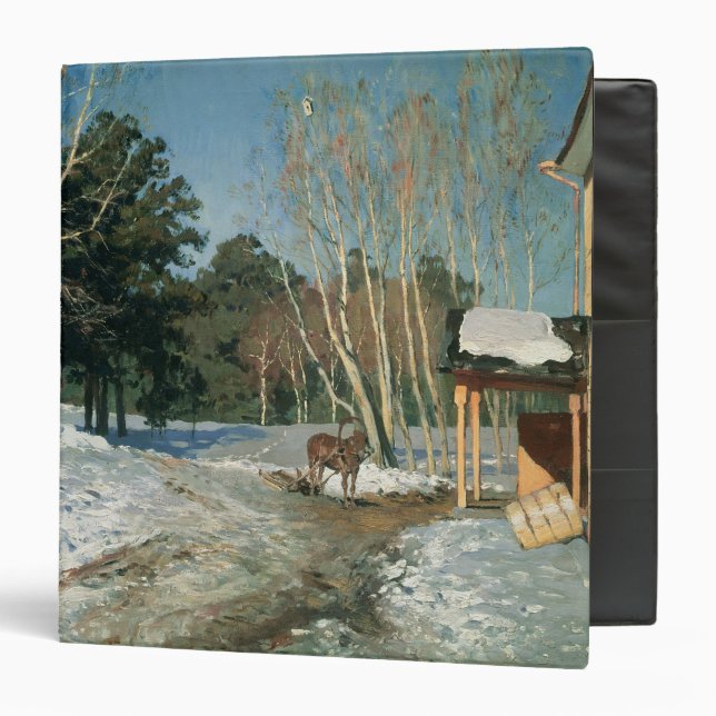 March, 1895 binder (Front/Inside)