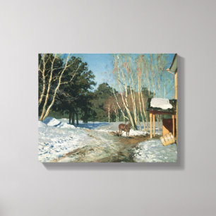 March, 1895 canvas print