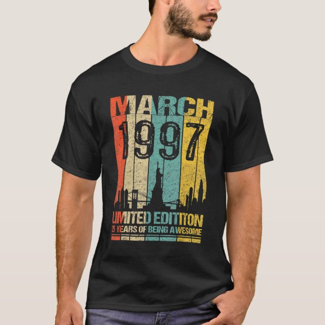 March 1997  25 Years Of Being Awesome T-Shirt (Front)