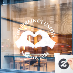 March 8 International Women's Day 2024 Window Cling