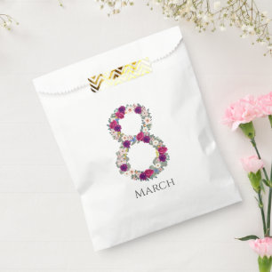 March 8 International Womens Day      Favour Bag