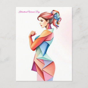 March 8th International Women's Day Postcard