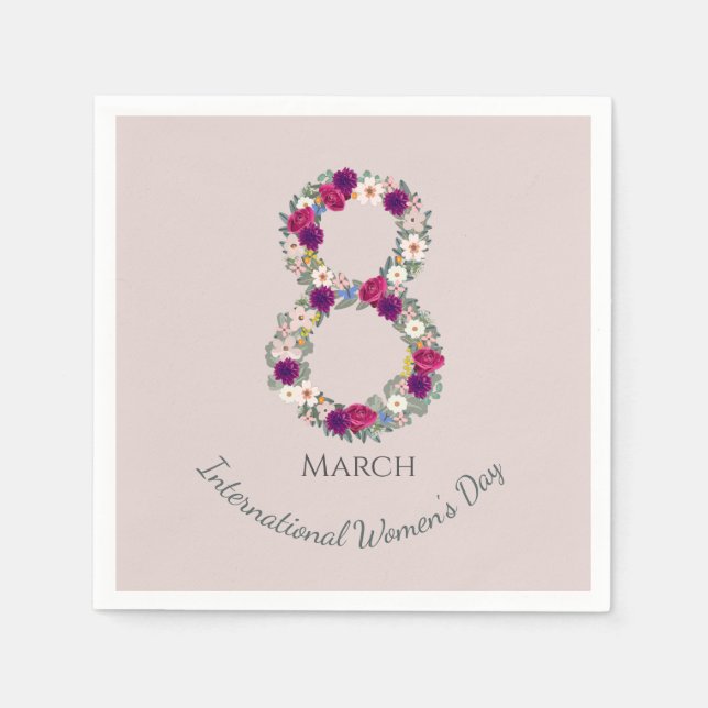 March 8th International Women'sDay Napkin (Front)