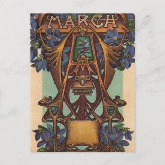 March - Aries Postcard