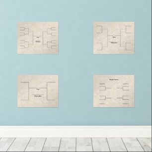 March Basketball 16 8 4 Team Bracket Play In Ecru