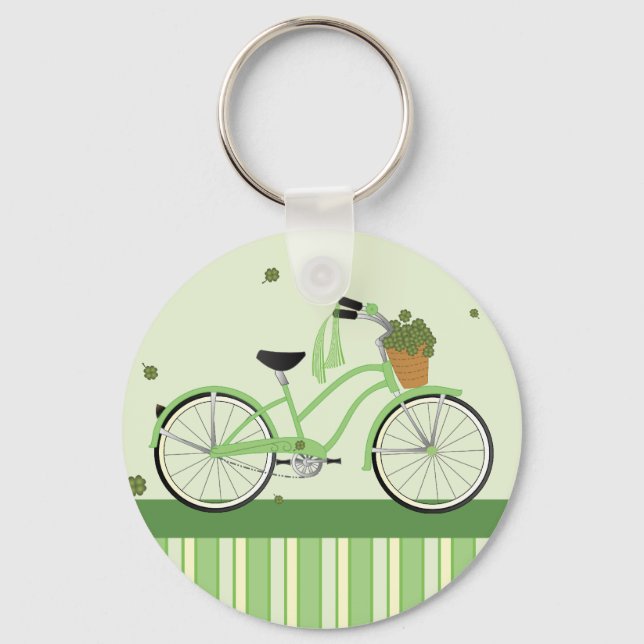 March Bicycle Keychain (Front)