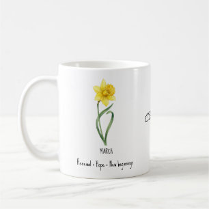 March Birth Flower Mug – Daffodil