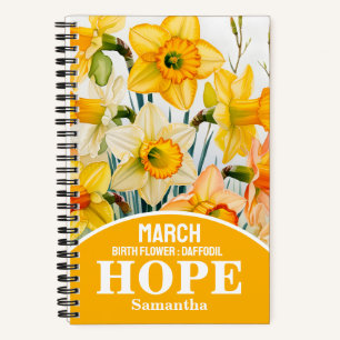 March Birth Month Flower Christian Journal