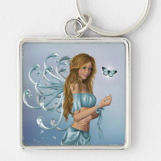 March Birthstone Fairy Keychain