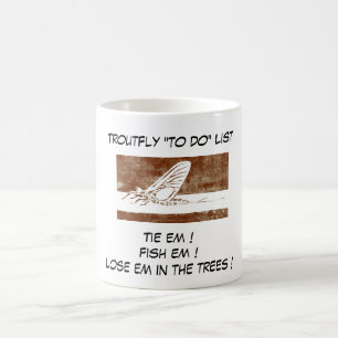 "March Brown - Trout Fly "To Do List" Mug